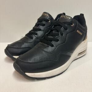 GOOD RARE Skechers Million Air Hotter Air Wedge Sneaker Lace Up Fashion Women 10